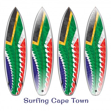 surf board apron artwork